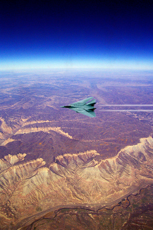 F-14 Tomcat Over Nevada